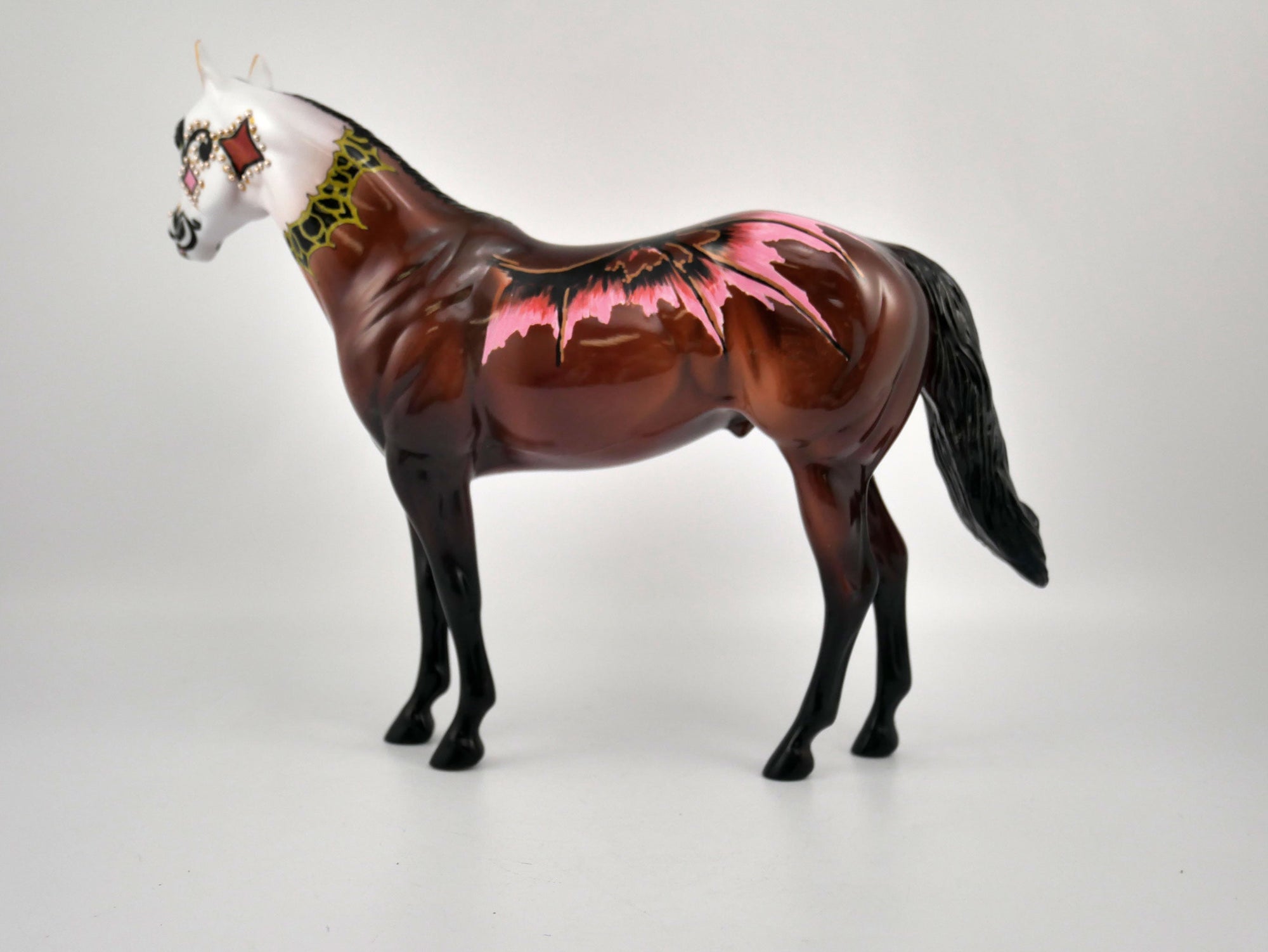Calderon- OOAK Sugar Skull Ideal Stock Horse By Dawn Quick  MM 2020