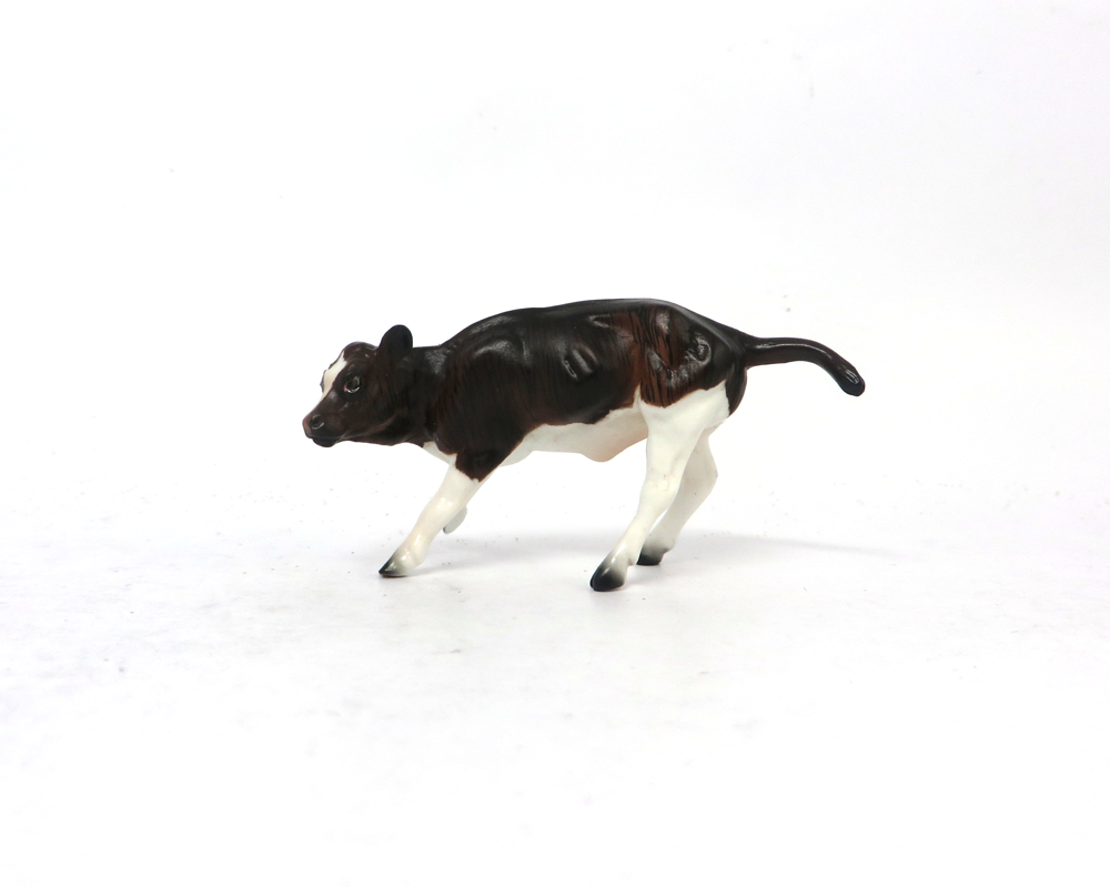 ROCK AND ROLL -OOAK-APPY CUTTER AND BRINDLE CALF CHIPS BY AUDREY DIXON EA19