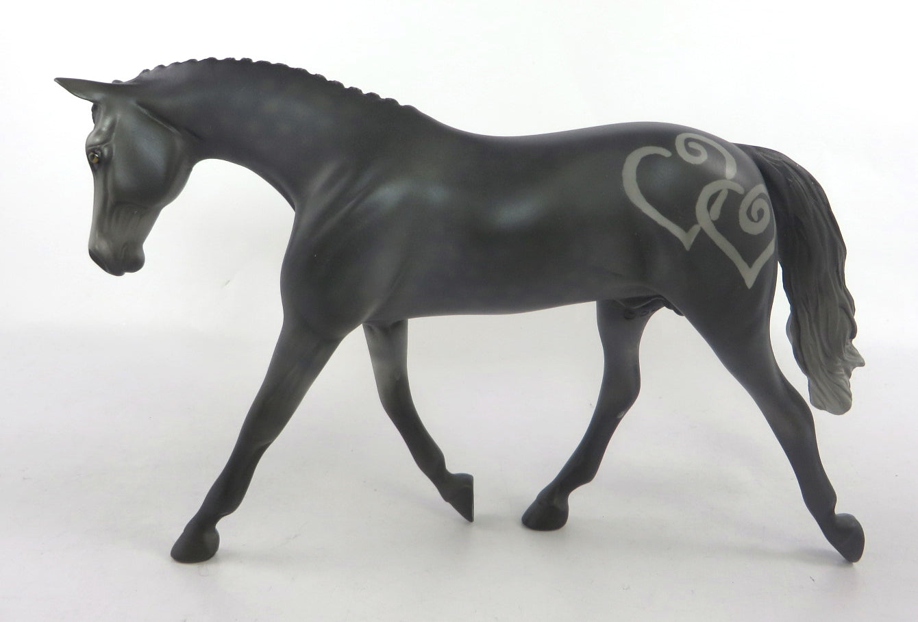 CANDIE-OOAK DAPPLE BLACK VALENTINE DECORATOR WARMBLOOD PEBBLES 2/13/20