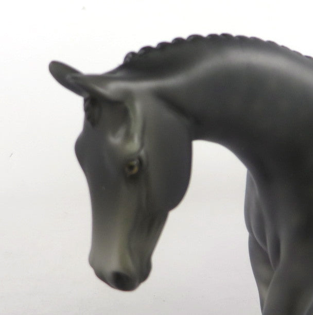 CANDIE-OOAK DAPPLE BLACK VALENTINE DECORATOR WARMBLOOD PEBBLES 2/13/20