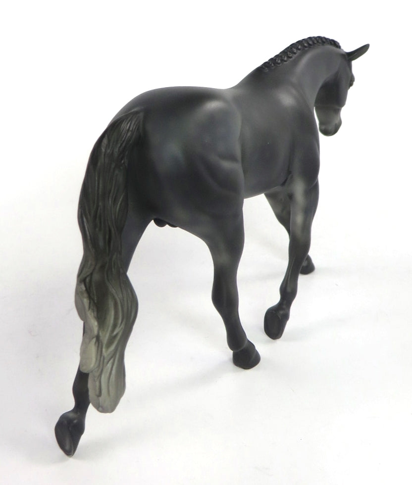 CANDIE-OOAK DAPPLE BLACK VALENTINE DECORATOR WARMBLOOD PEBBLES 2/13/20