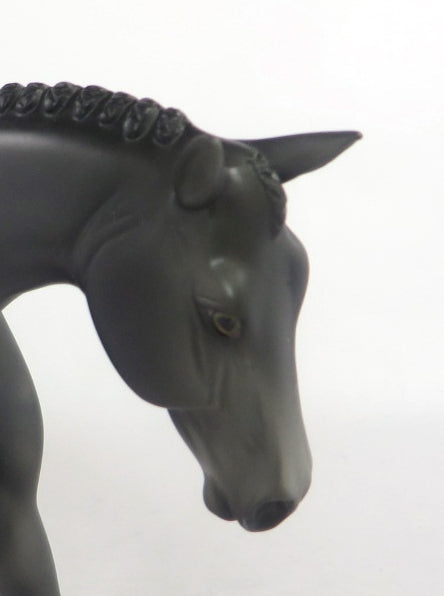 CANDIE-OOAK DAPPLE BLACK VALENTINE DECORATOR WARMBLOOD PEBBLES 2/13/20