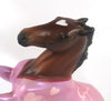 CANDY MAN  -OOAK VALENTINE DECO HEART REARING HORSE 2/14/20