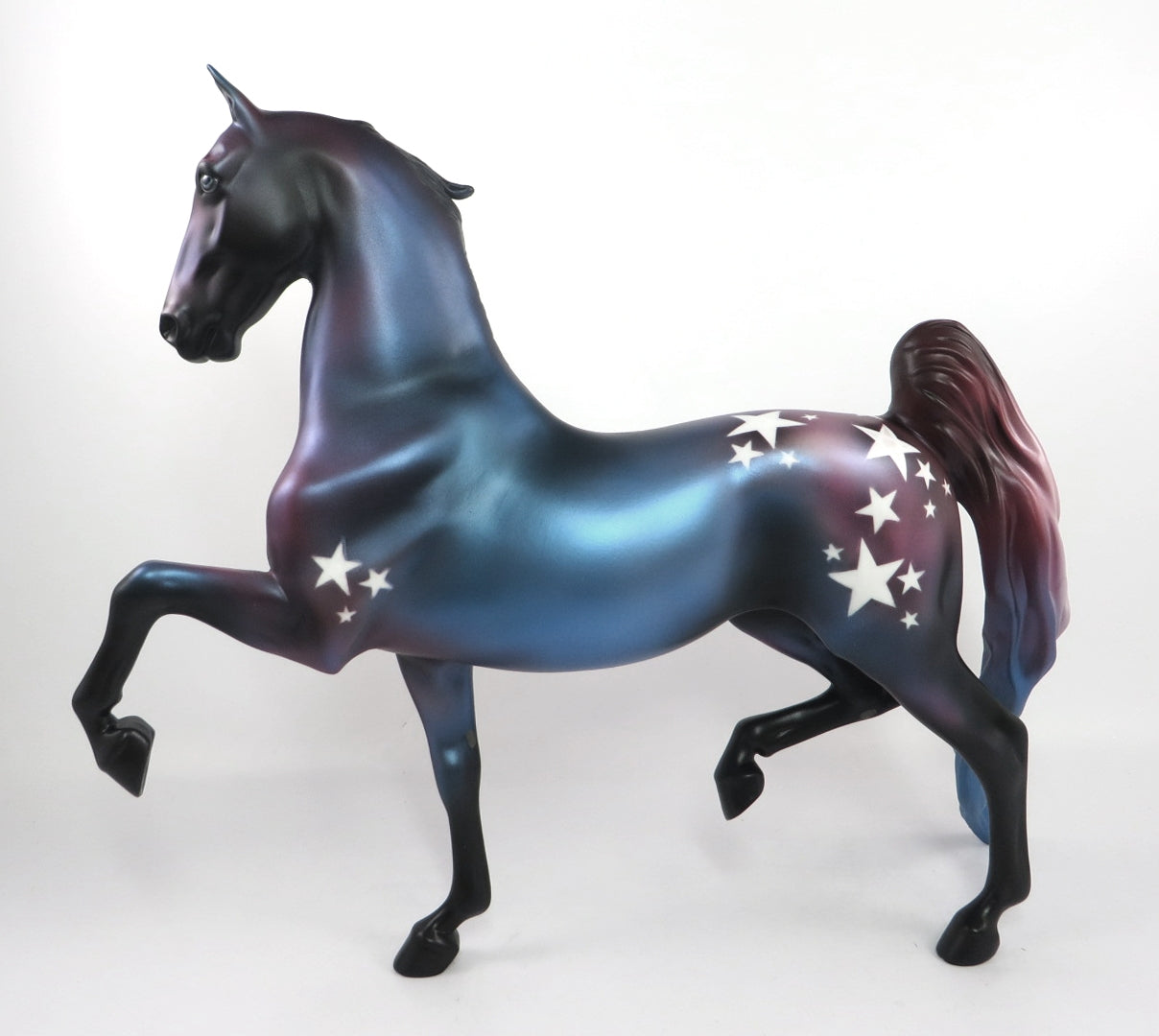 CAPTAIN COMEBACK-OOAK DECORATOR SADDLEBRED MODEL HORSE SB2020