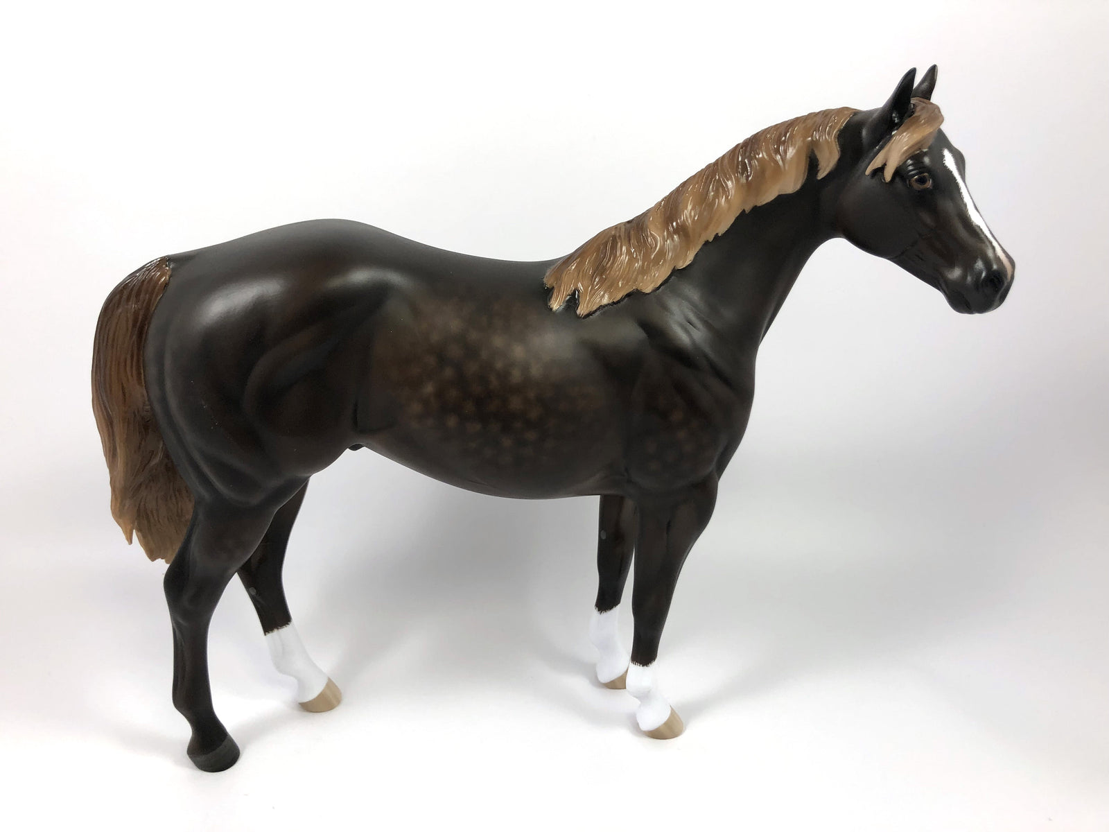 CARAMEL CREAM-OOAK LIVER CHESTNUT CM ISH MODEL HORSE BY SHERYL LEISURE 4/25/19