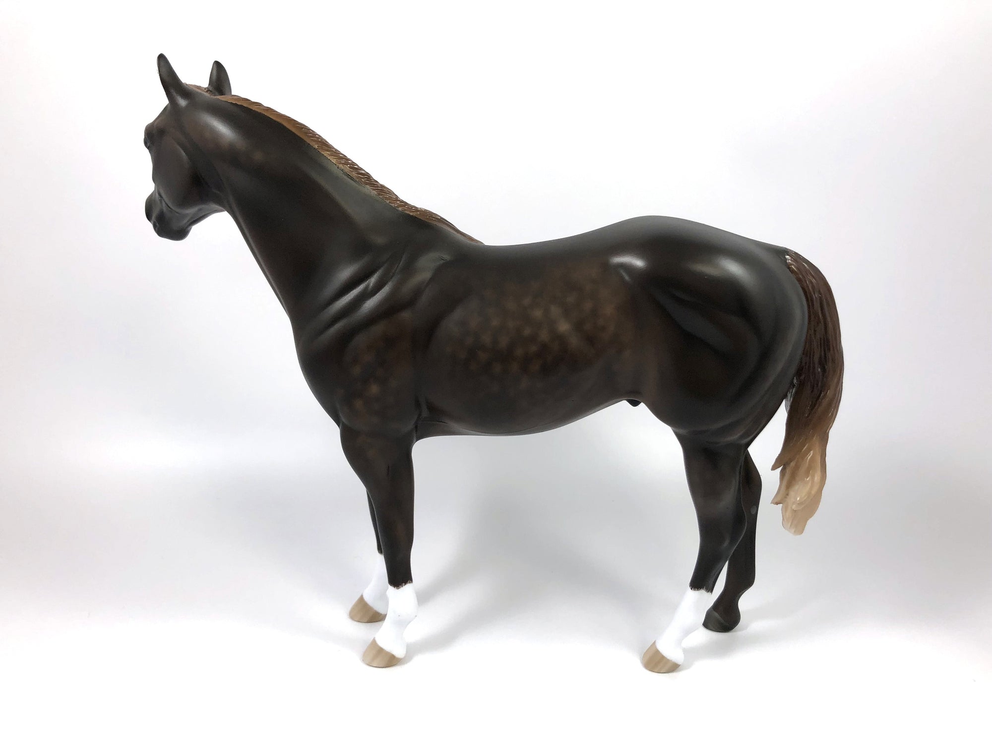 CARAMEL CREAM-OOAK LIVER CHESTNUT CM ISH MODEL HORSE BY SHERYL LEISURE 4/25/19