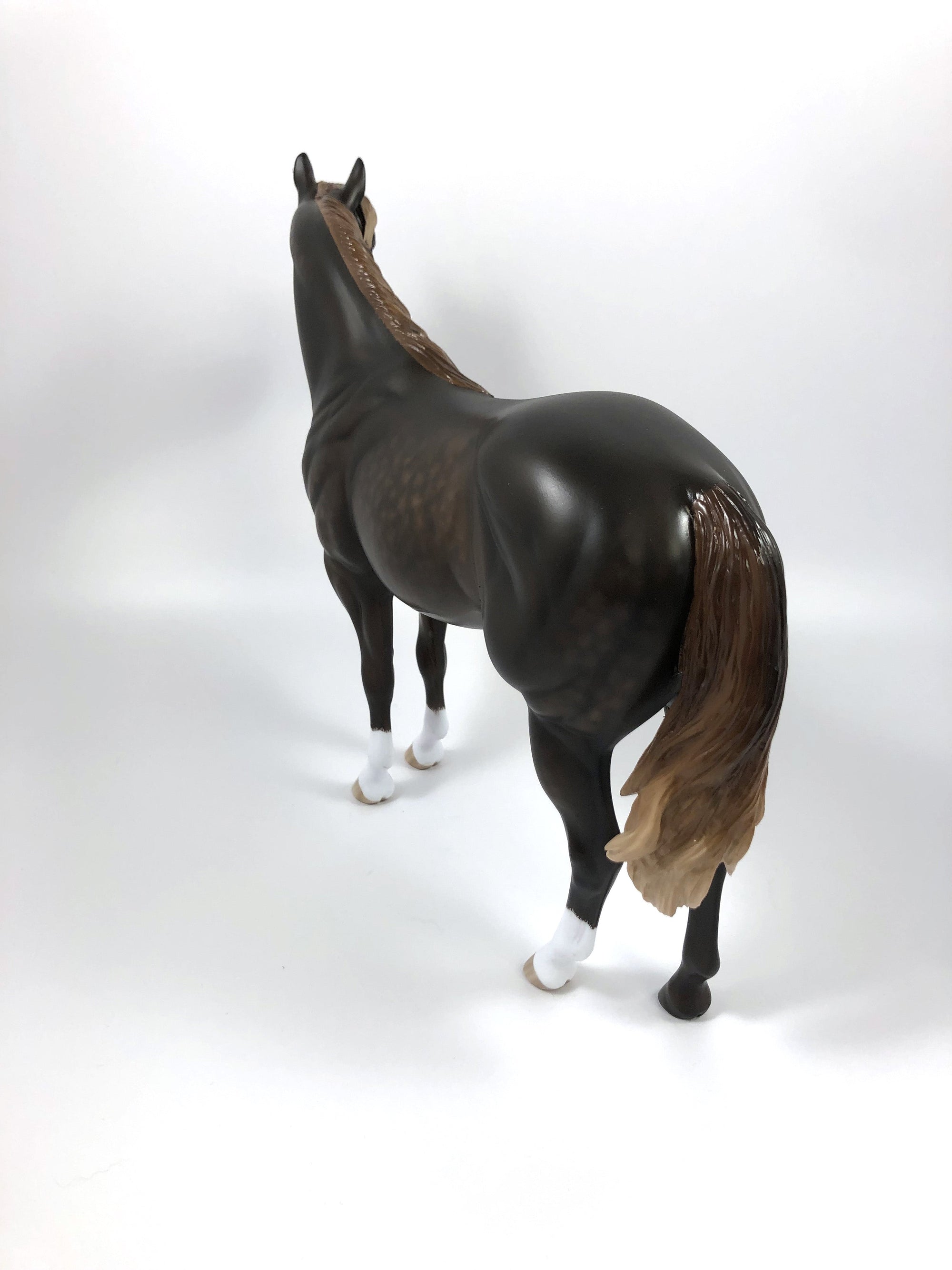 CARAMEL CREAM-OOAK LIVER CHESTNUT CM ISH MODEL HORSE BY SHERYL LEISURE 4/25/19