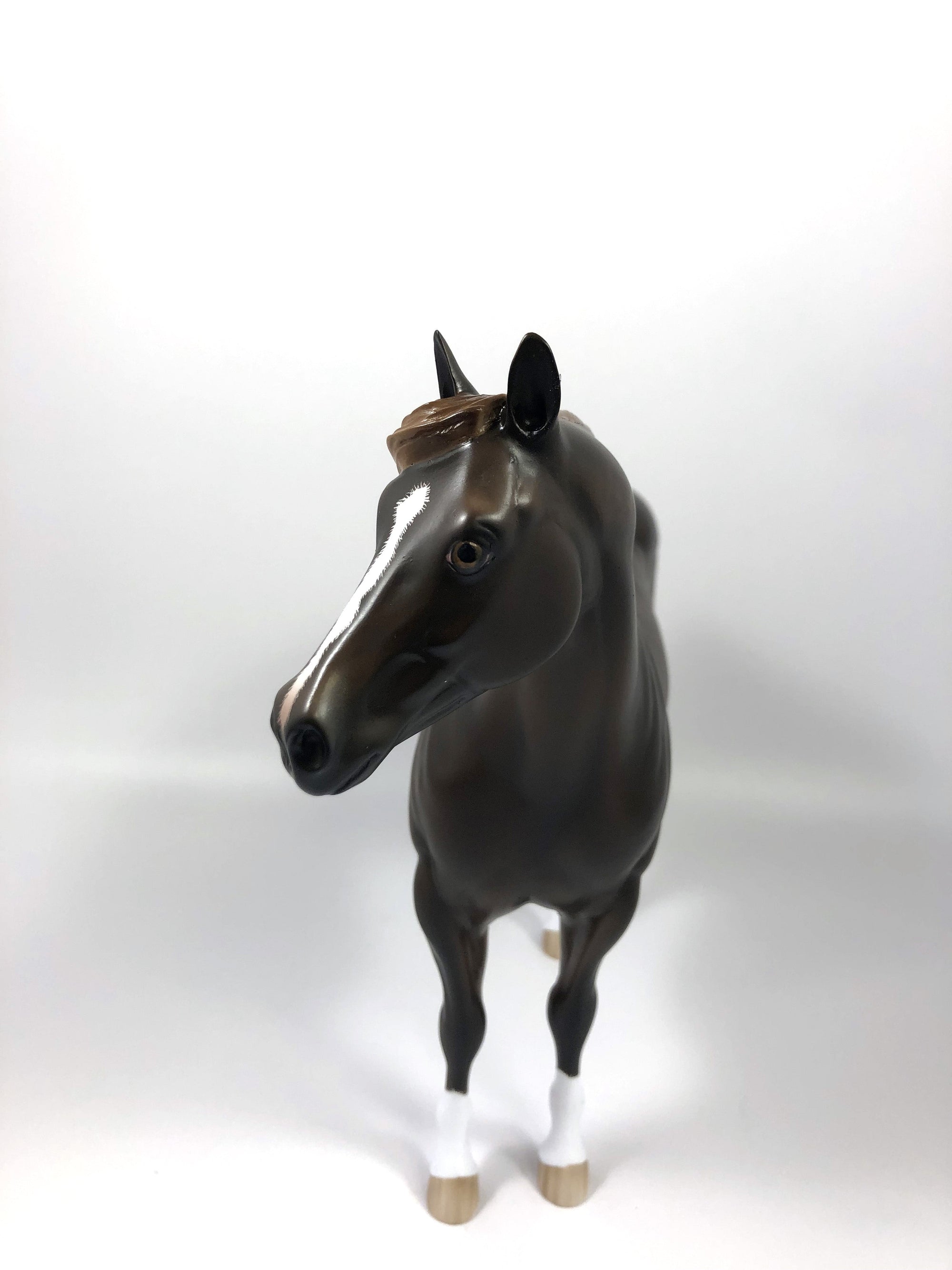CARAMEL CREAM-OOAK LIVER CHESTNUT CM ISH MODEL HORSE BY SHERYL LEISURE 4/25/19