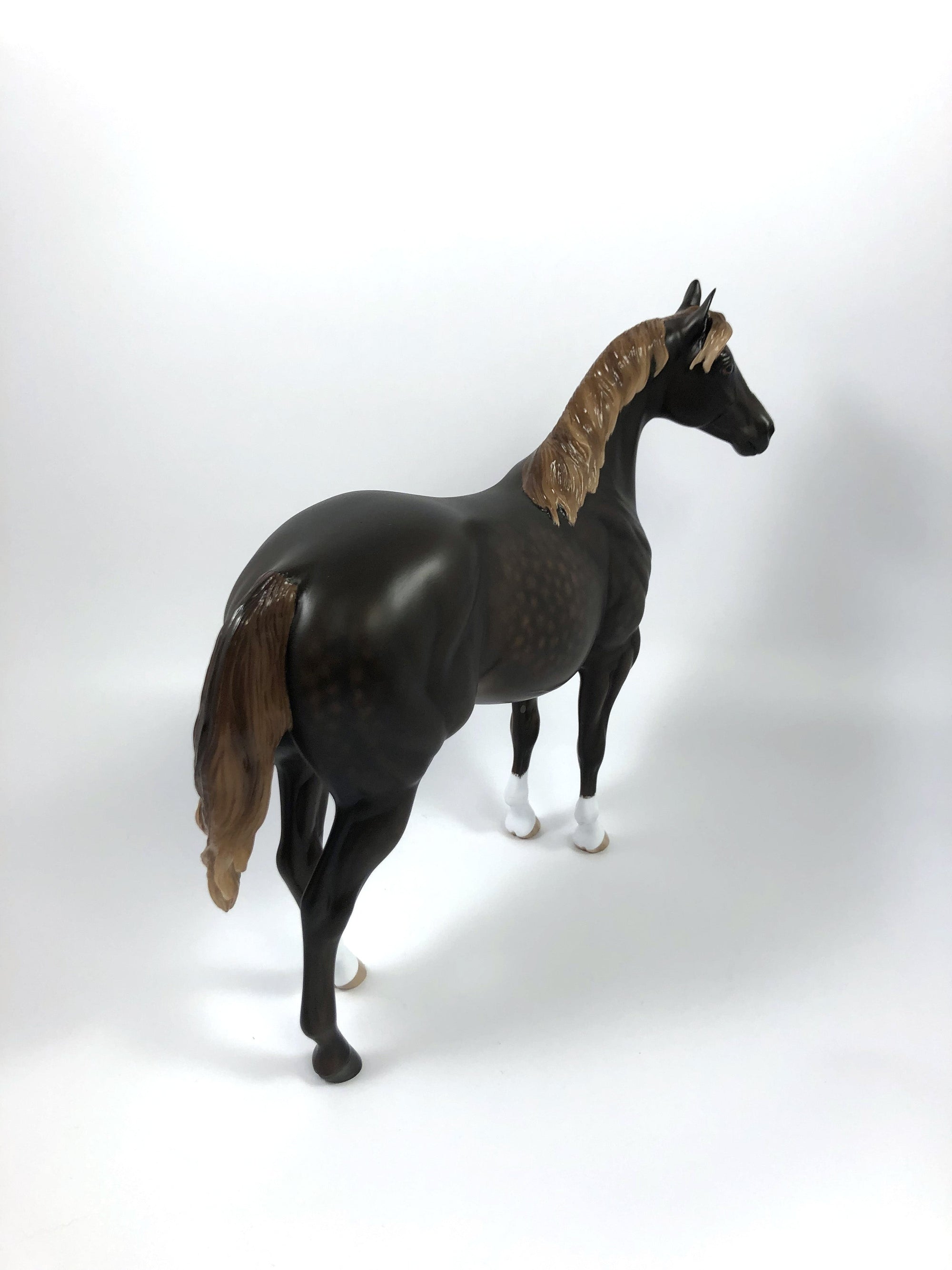 CARAMEL CREAM-OOAK LIVER CHESTNUT CM ISH MODEL HORSE BY SHERYL LEISURE 4/25/19