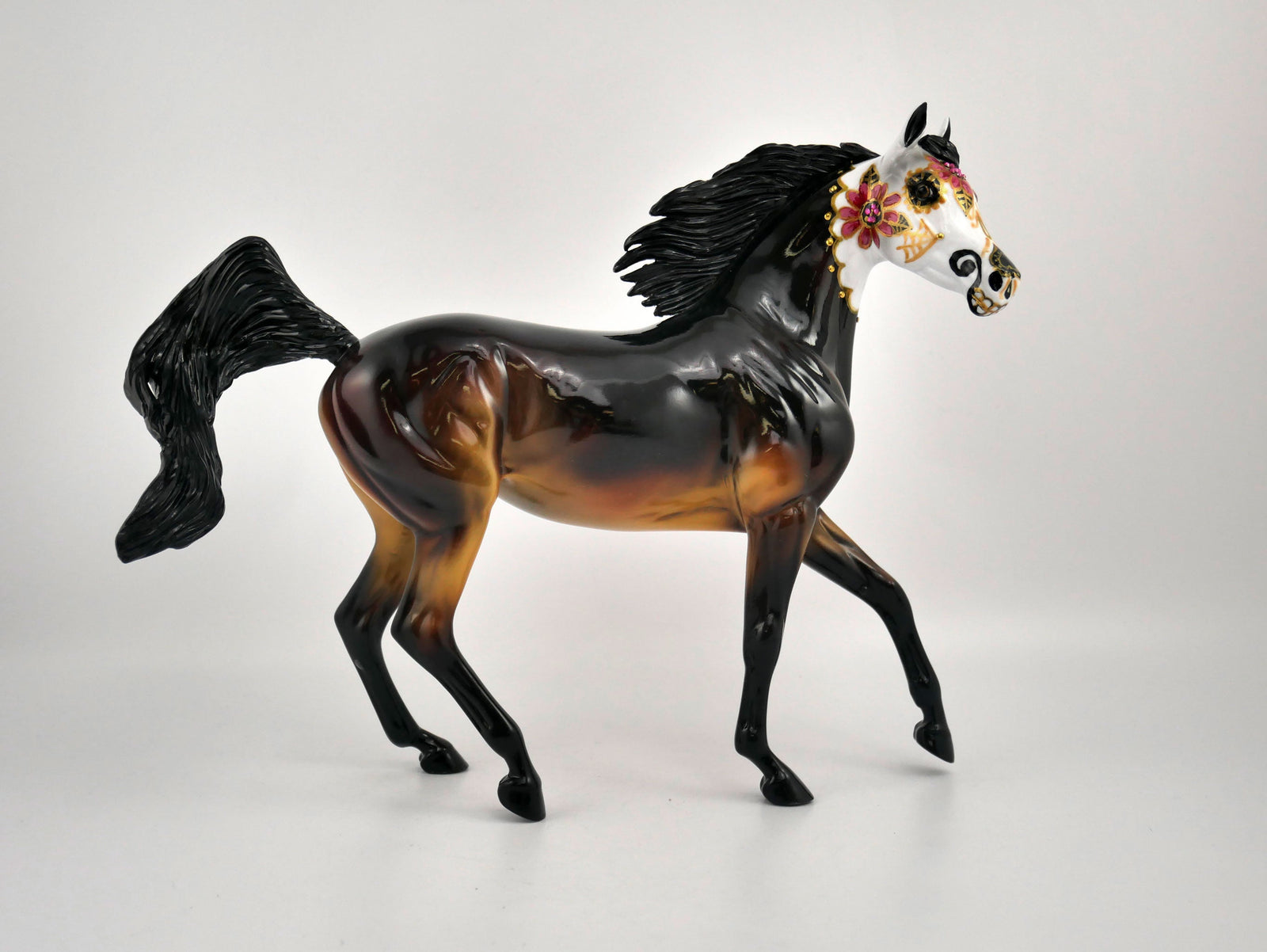 Carmello-OOAK Sugar Skull Arabian Mare By Dawn Quick  MM 2020