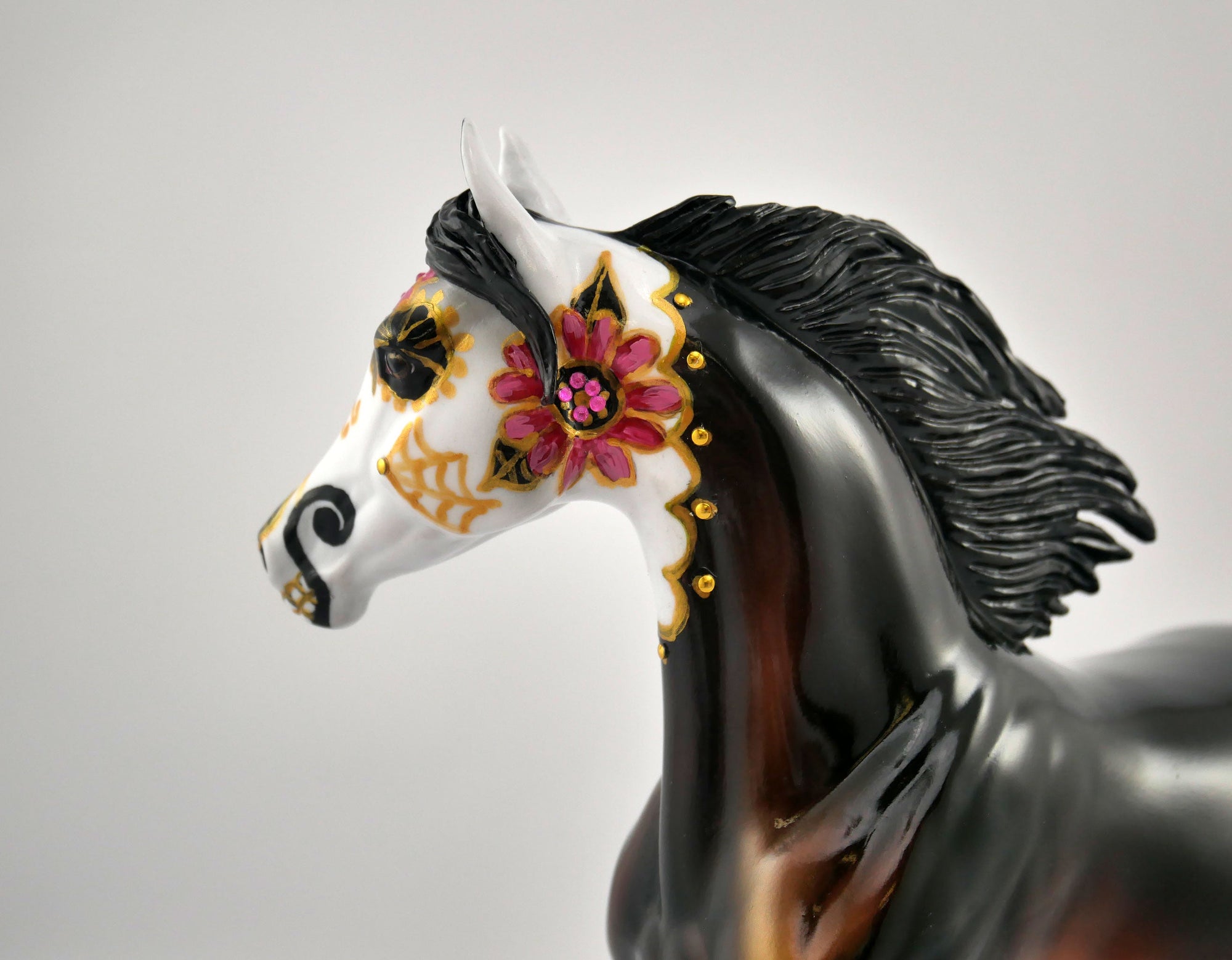 Carmello-OOAK Sugar Skull Arabian Mare By Dawn Quick  MM 2020