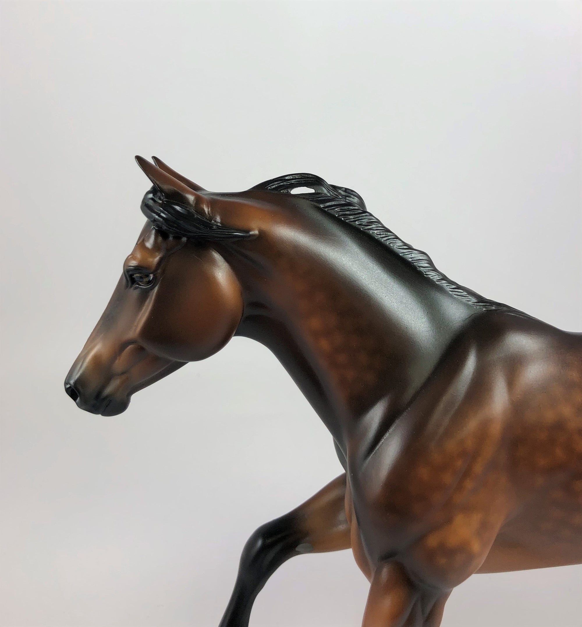 CARMINE-OOAK STAR DAPPLE BAY RUNNING QUARTER HORSE BY SHERYL L. LHS 19