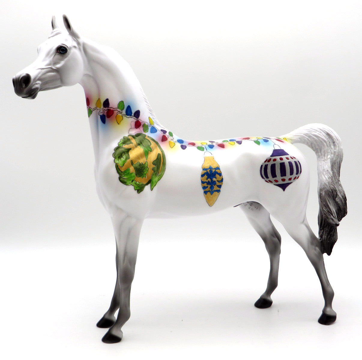 Celebrate-OOAK Deco Arabian Painted by Dawn Quick EQ 21