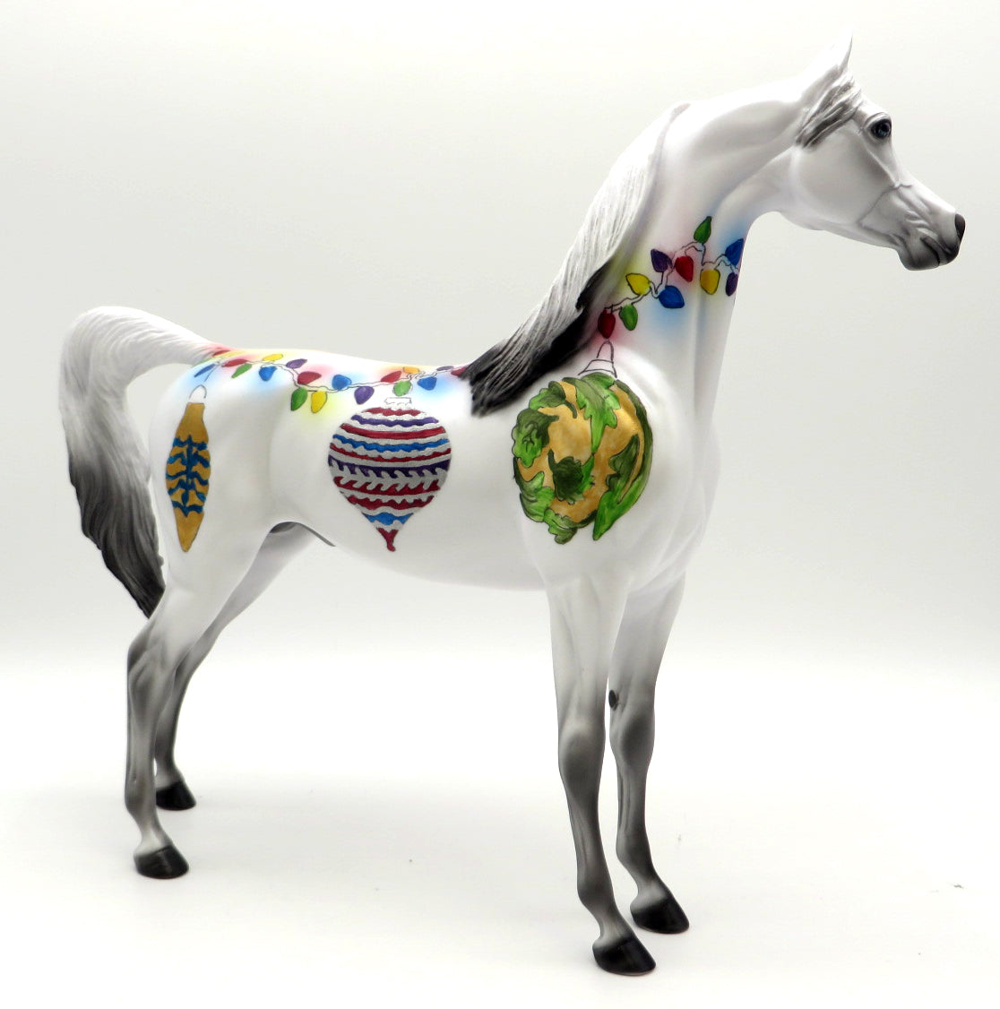 Celebrate-OOAK Deco Arabian Painted by Dawn Quick EQ 21