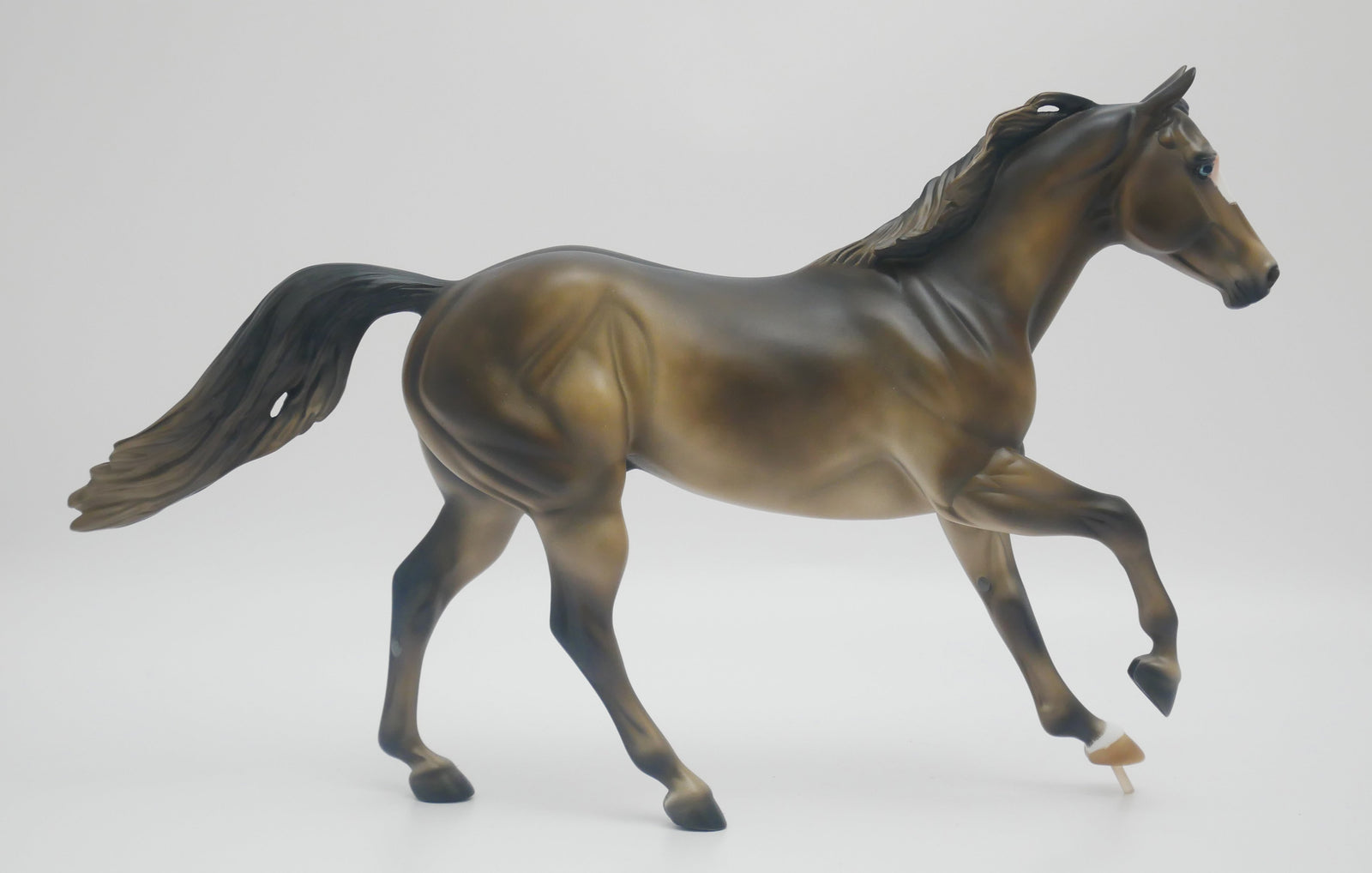 CHA CHING-OOAK GRULLA FOUNDATION QUARTER HORSE MODEL HORSE BY KAYLA