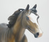 CHA CHING-OOAK GRULLA FOUNDATION QUARTER HORSE MODEL HORSE BY KAYLA