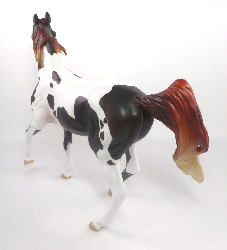 CHAR DO NEIGH -OOAK BAY PINTO ARABIAN MARE BY AUDREY DIXON SB20