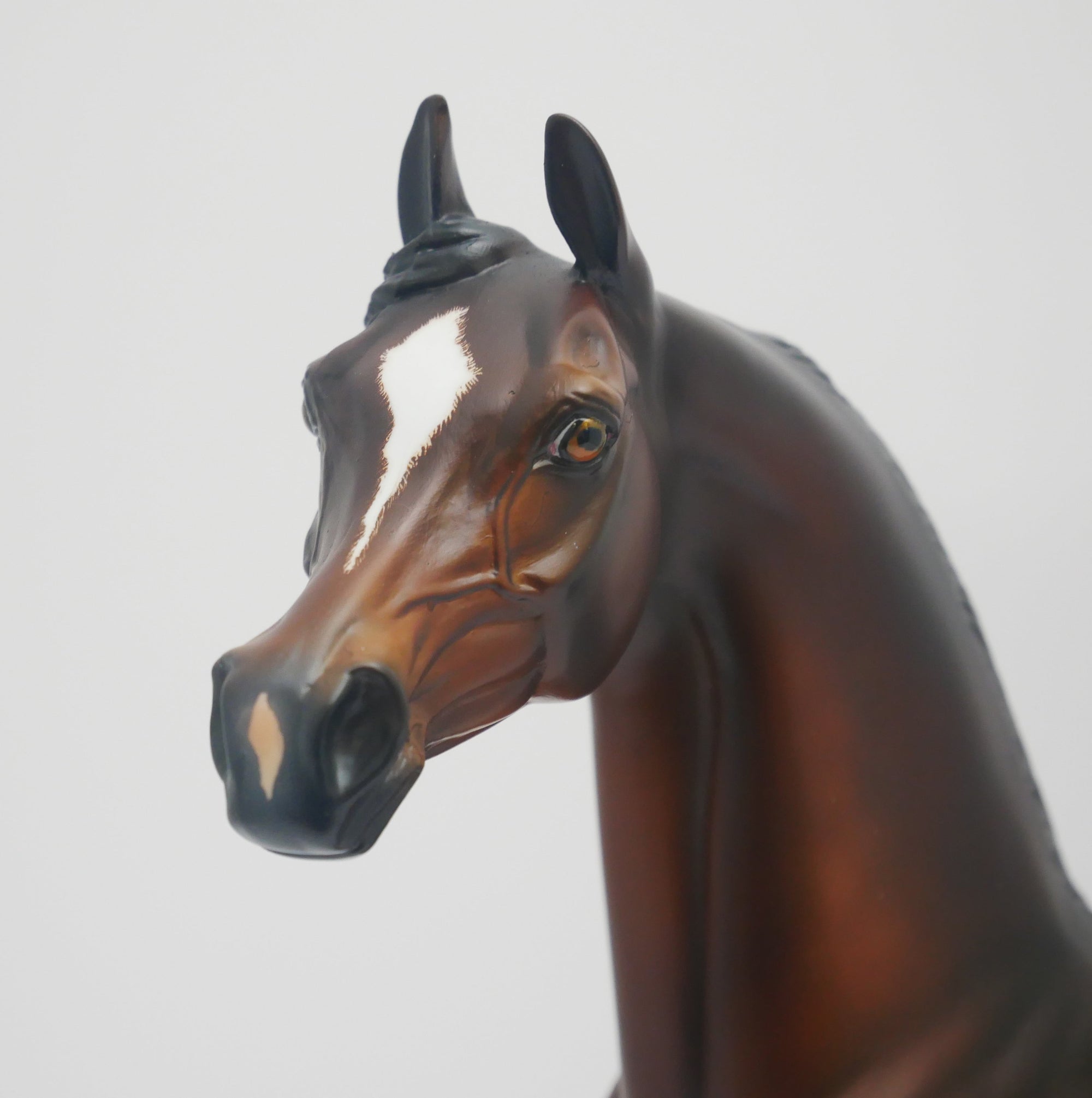 CHARLIE BROWN-OOAK BAY ARABIAN MODEL HORSE BY KAYLA 3/13/20