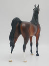 CHARLIE BROWN-OOAK BAY ARABIAN MODEL HORSE BY KAYLA 3/13/20