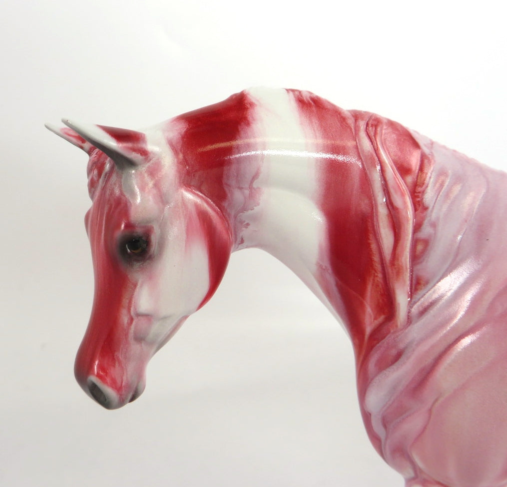CHERRY RIBBON CANDY - OOAK RIBBON CANDY ARABIAN MARE PEBBLES BY MISSY FOX WHS19