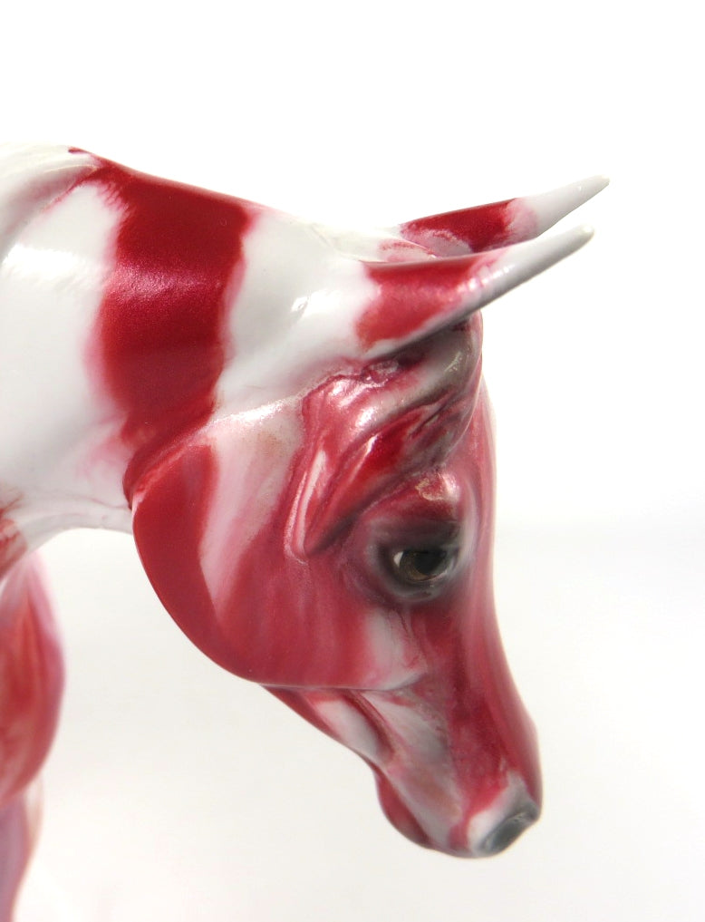 CHERRY RIBBON CANDY - OOAK RIBBON CANDY ARABIAN MARE PEBBLES BY MISSY FOX WHS19