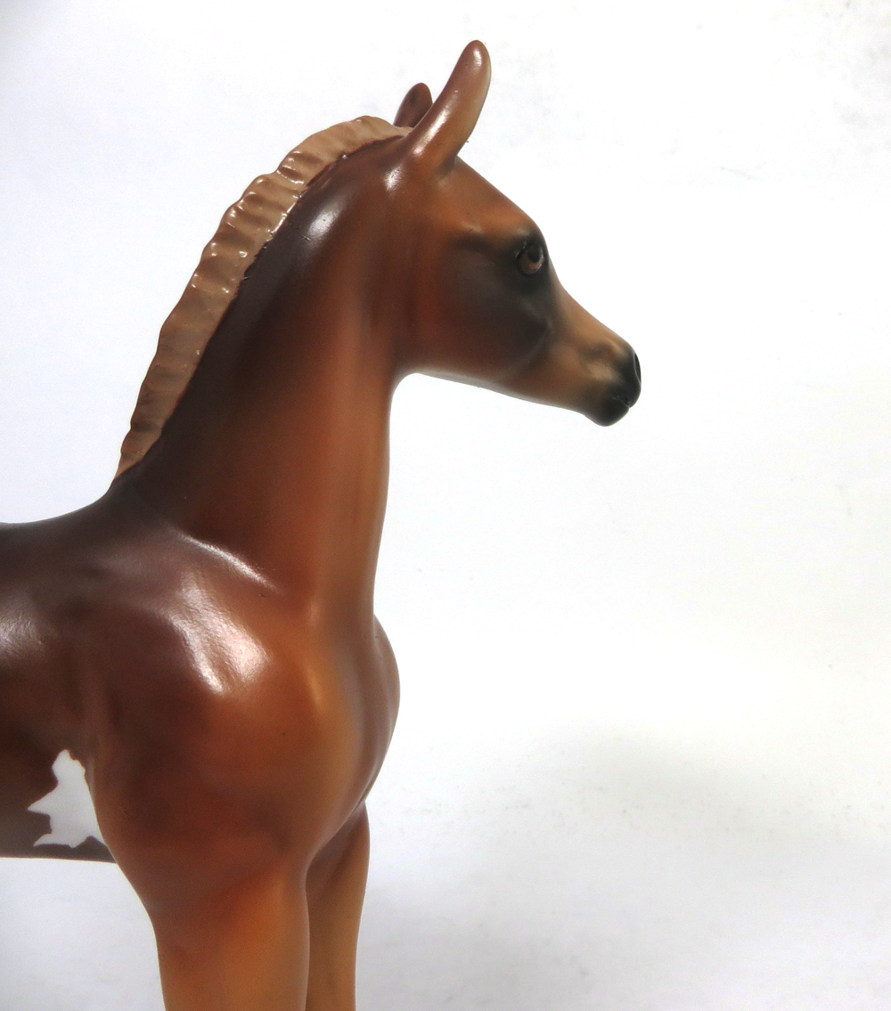 RUMBLE- LE 7 CHESTNUT FLAXEN MANE AN TAIL SABINO SB19