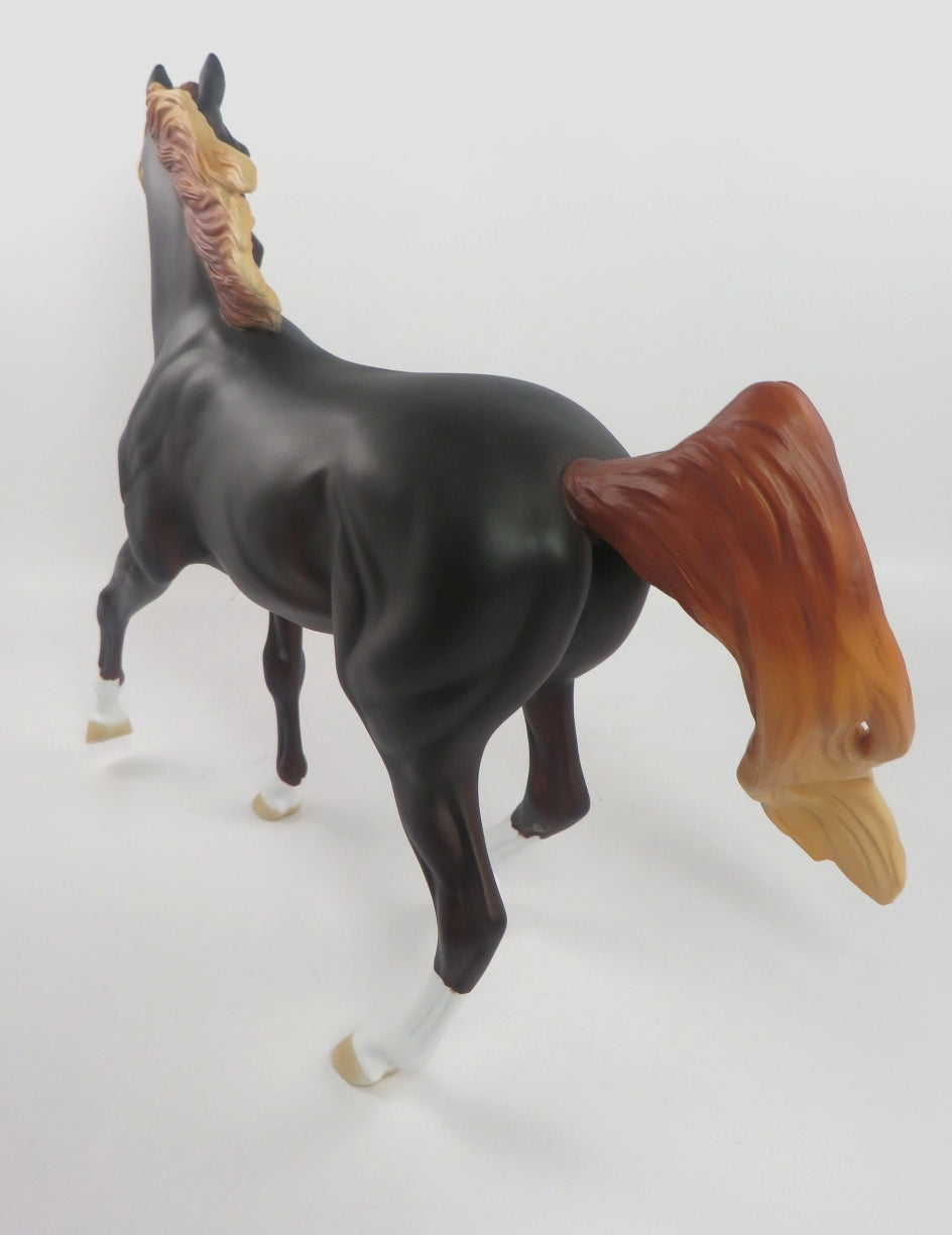 CHRISTMAS BELL - LE-15 LIVER CHESTNUT ARABIAN MARE BY KAYLA WESSE WHS19