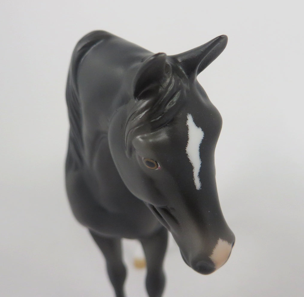JINGLE BELLE-OOAK BLACK ARABIAN MARE PEBBLE BY KAYLA WESSE  WHS 19