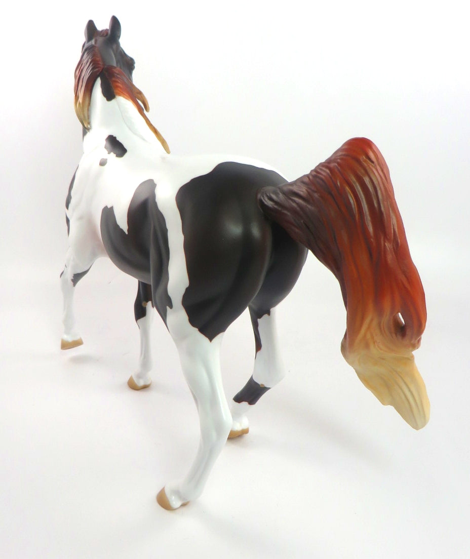 CHRISTMAS CAROL -LE-14 LIVER CHESTNUT PINTO ARABIAN MARE BY MISSY FOX WHS19