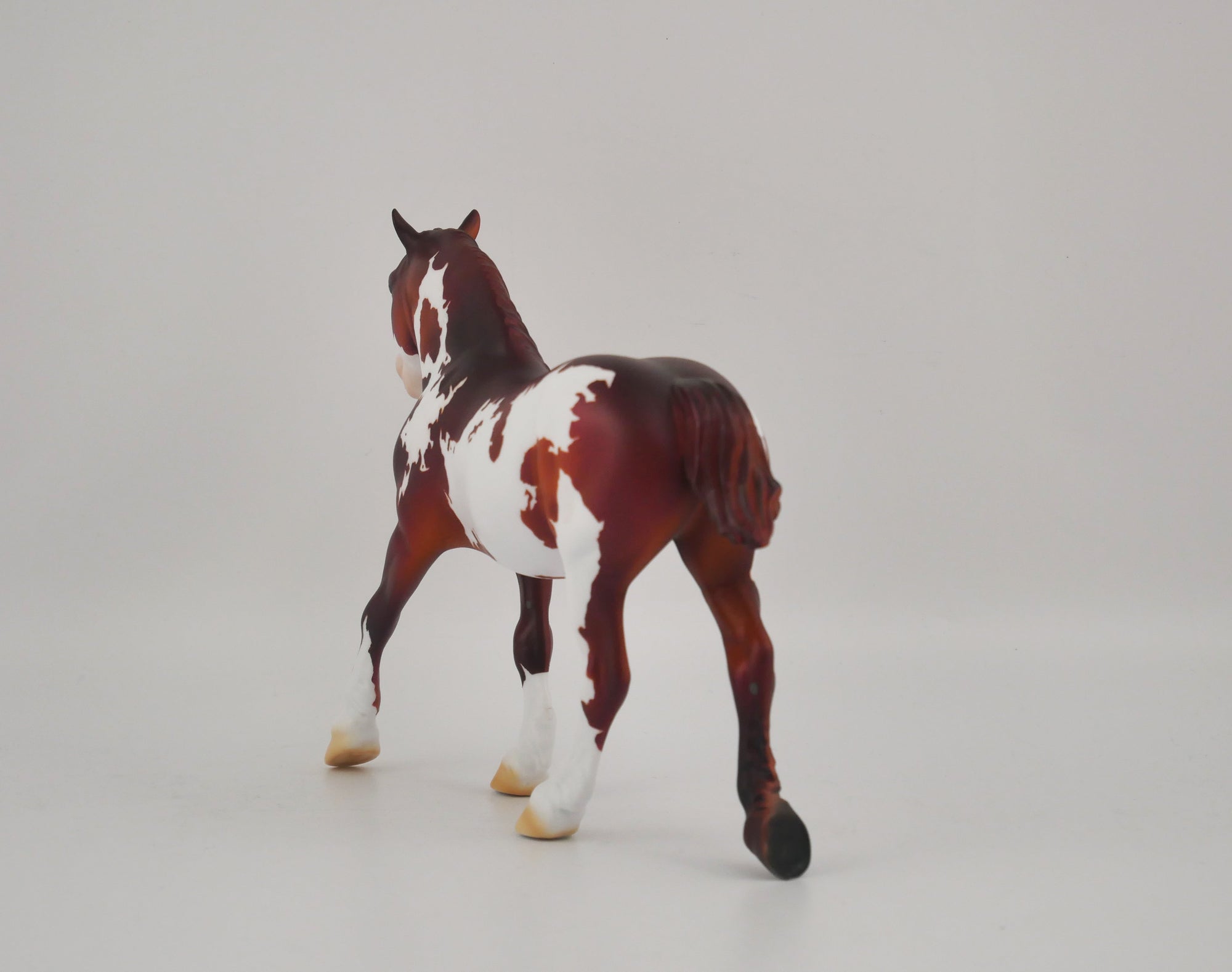 CINNEBAR-OOAK CHESTNUT PINTO DRAFT PEBBLES BY DAWN QUICK