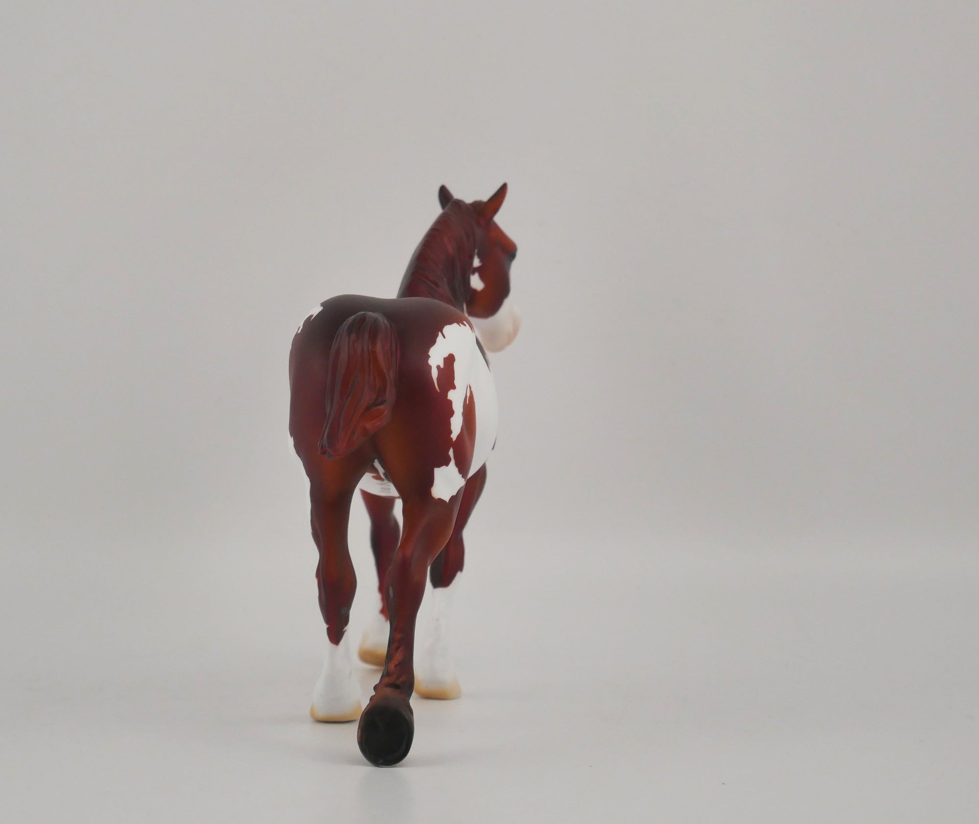 CINNEBAR-OOAK CHESTNUT PINTO DRAFT PEBBLES BY DAWN QUICK