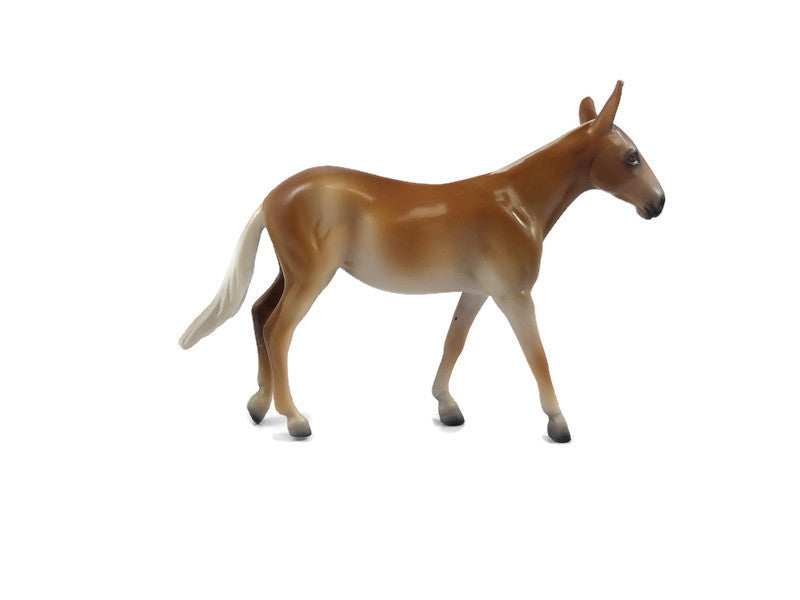 CIRQUE-OOAK PALOMINO MULE MODEL HORSE LHS 2019