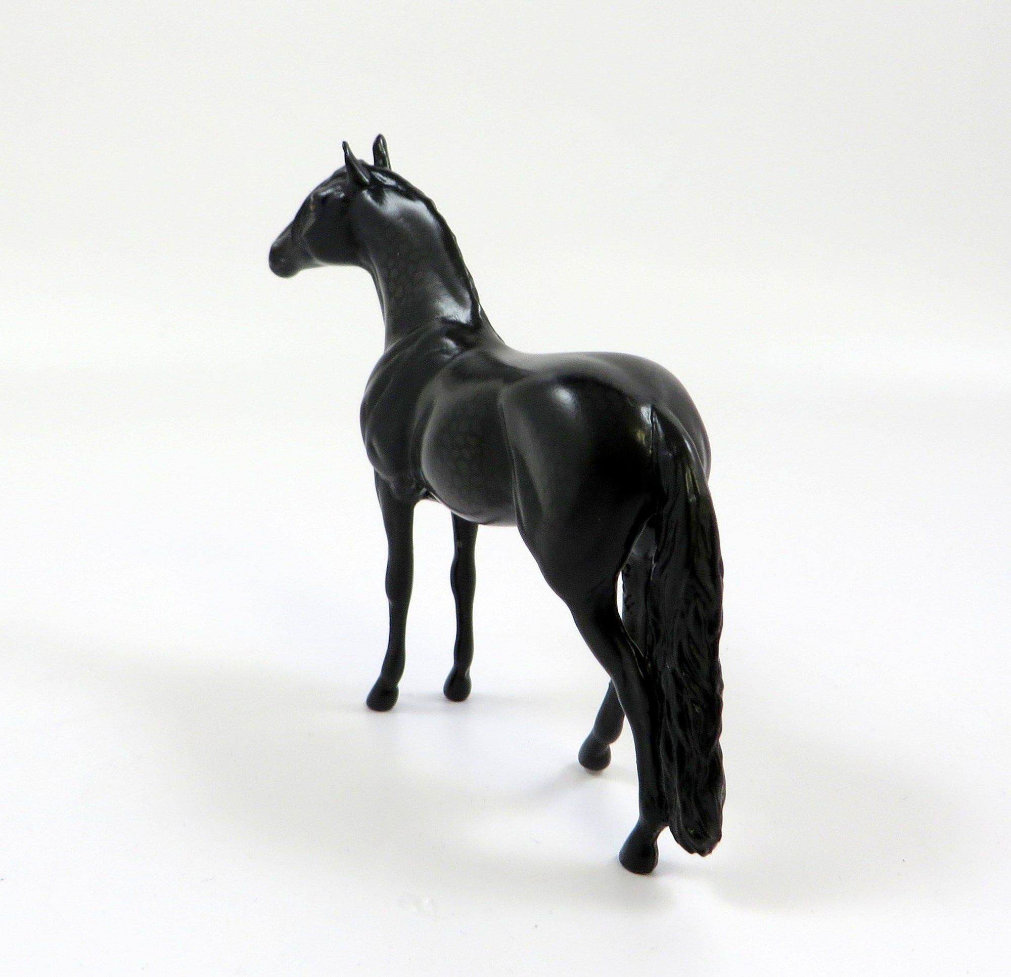 CLOVIS -OOAK- DAPPLE BLACK ANDALUSIAN CHIP BY MISSY FOX EQ19