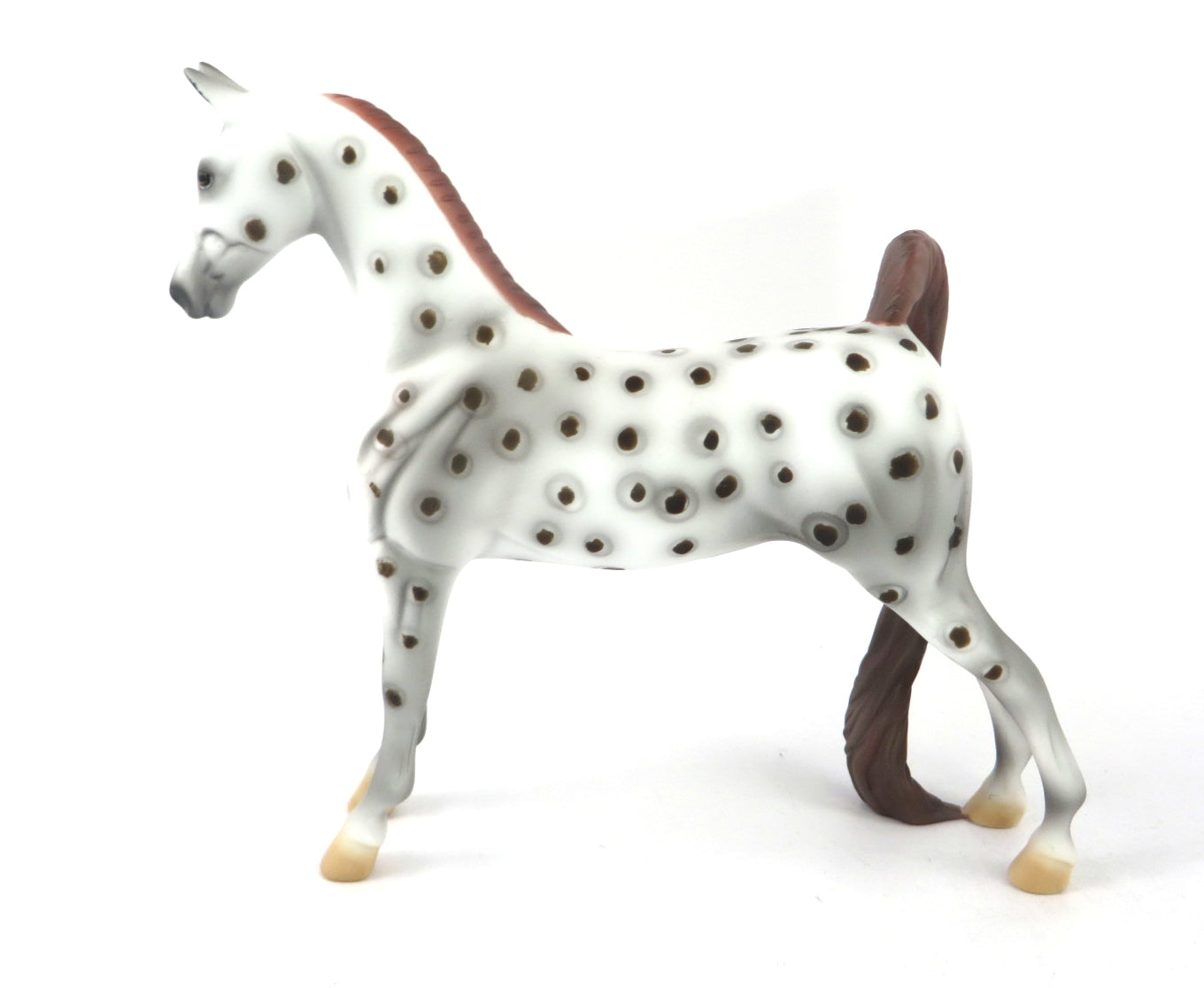 COCOA - OOAK CHESTNUT LEOPARD APPY SADDLEBRED PEBBLE  BY AL KATT WHS19