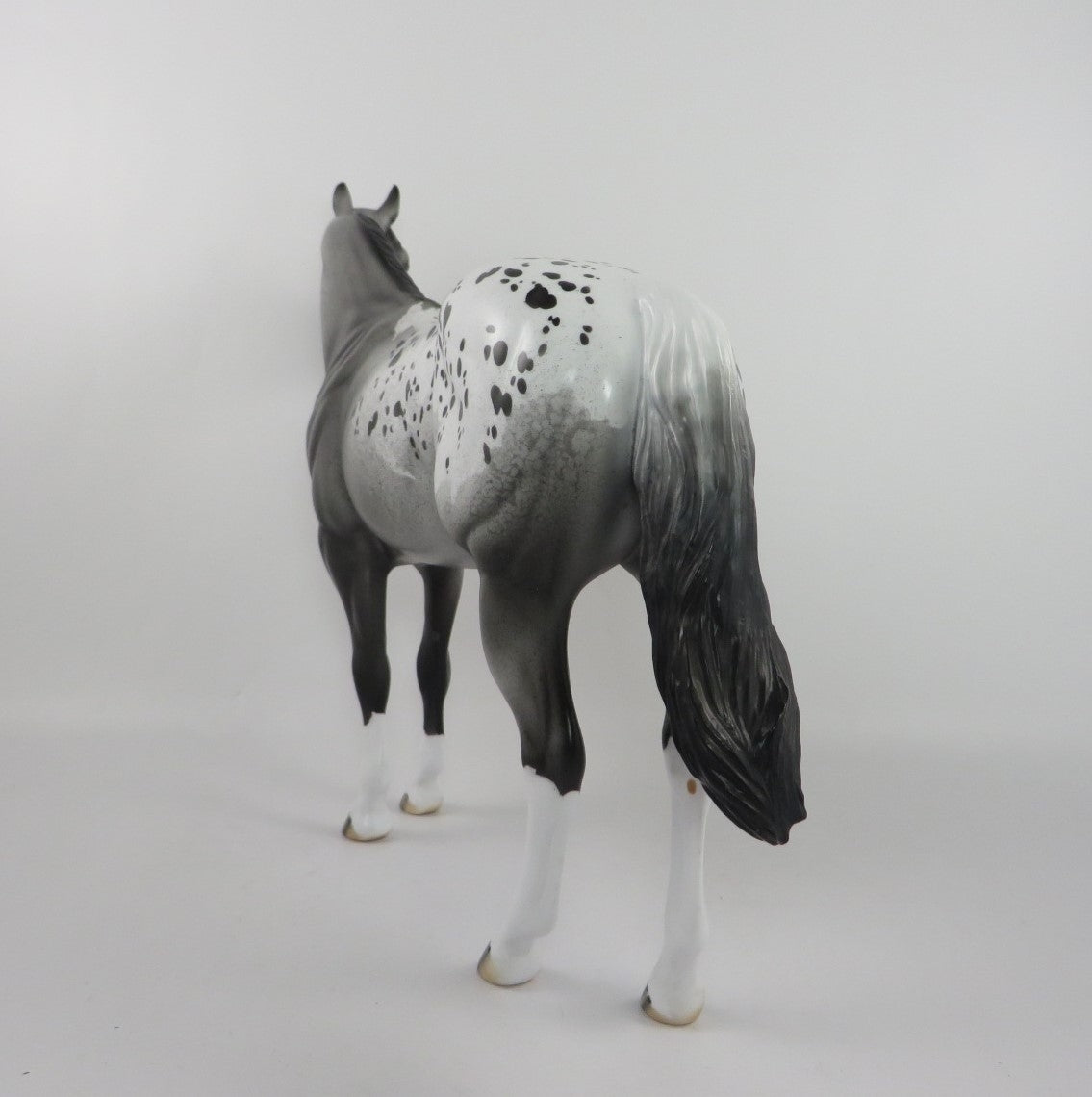 COOKIE CRUNCH -  OOAK GREY APPALOOSA ISH BY DAWN QUICK PJ20