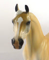 COPPER GLOW-OOAK DAPPLE PALOMINO ARABIAN MODEL HORSE 2/12/20