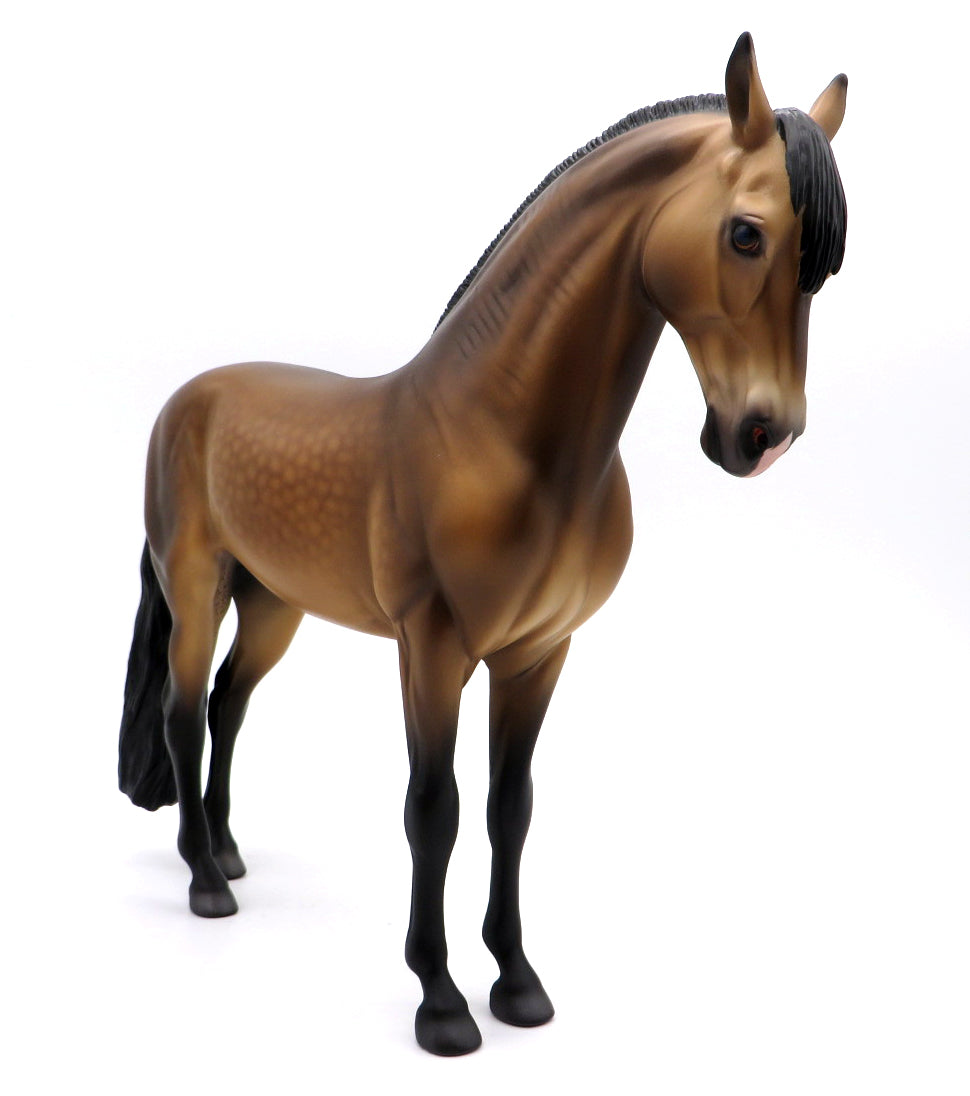 Corona-OOAK Buckskin Andalusian by Caroline Boydston 10/11/21