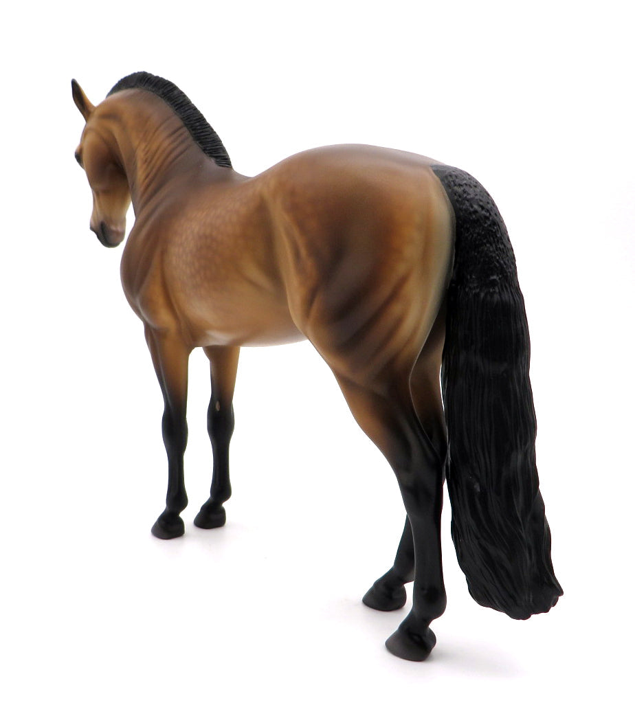 Corona-OOAK Buckskin Andalusian by Caroline Boydston 10/11/21