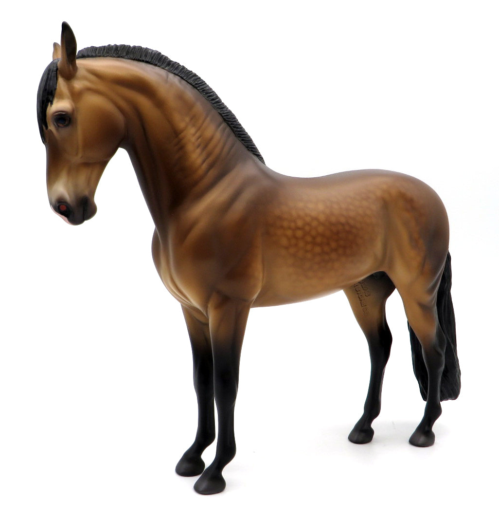 Corona-OOAK Buckskin Andalusian by Caroline Boydston 10/11/21