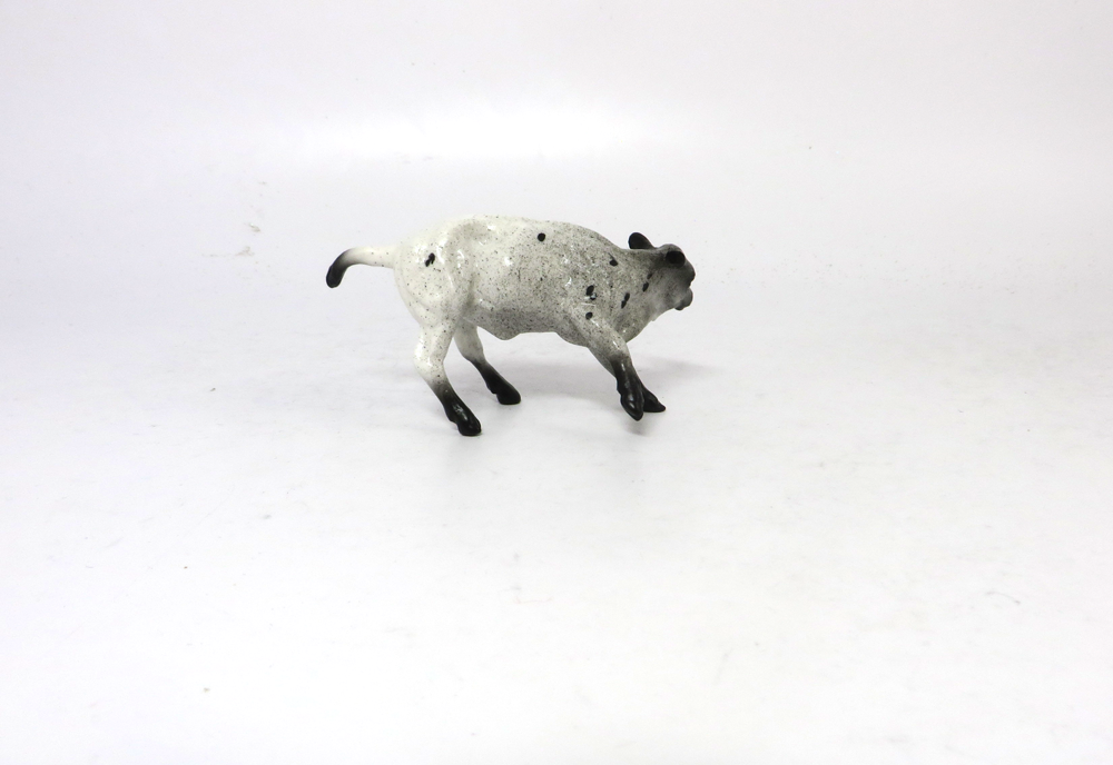 FRONT SEVEN -OOAK-CHESTNUT RABICANO OVERO CUTTER AND GREY CALF BY AUDREY DIXON SB19