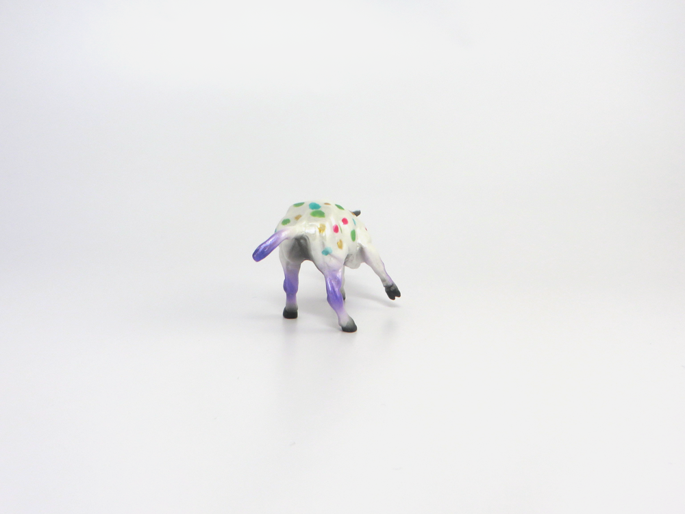 CONFETTI- LE-2 MARDI GRA DECORATOR COW BY AMANDA HOSTETLER  3-4-19