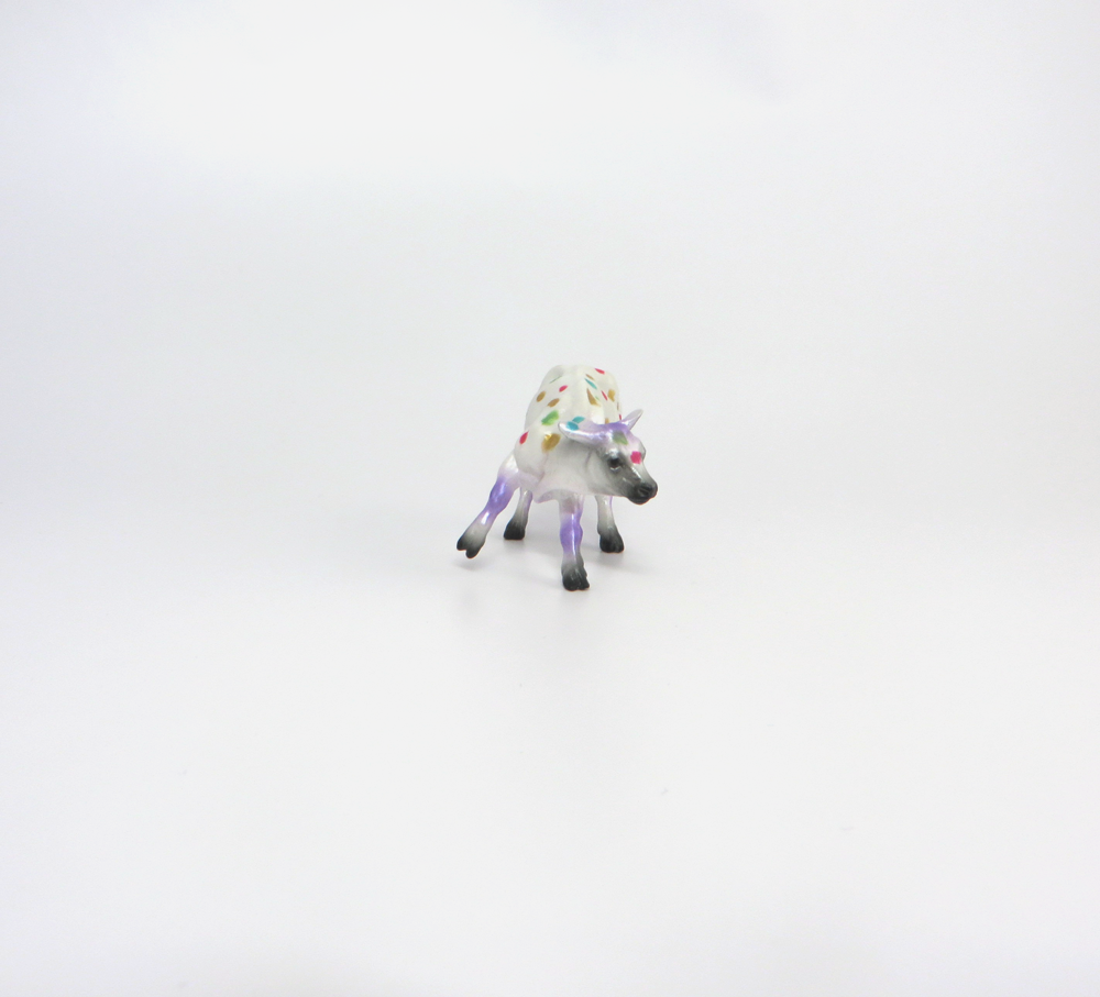 CONFETTI- LE-2 MARDI GRA DECORATOR COW BY AMANDA HOSTETLER  3-4-19