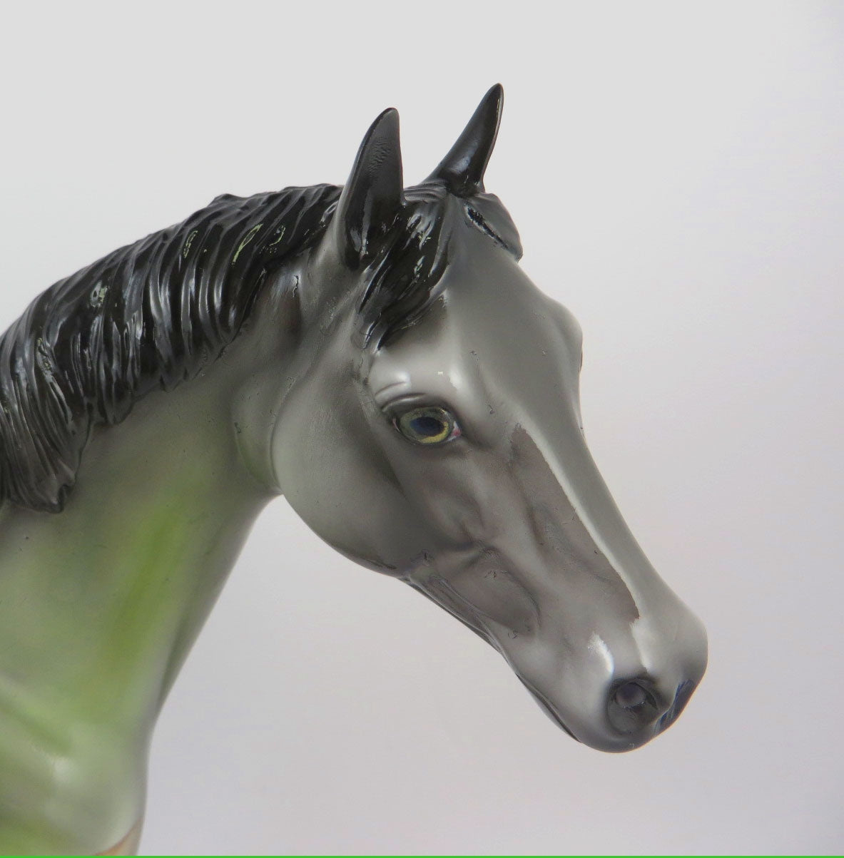 CREATURE - OOAK GREEN &amp; BLACK ISH HALLOWEEN DECORATOR BY DAWN QUICK MM19