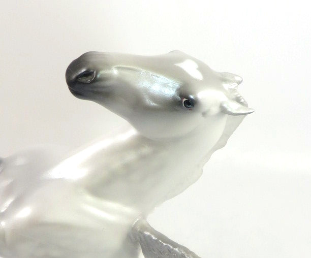 CUPID-LE15-SILVER PEARL DAPPLE HEART APPALOOSA DECORATOR SB 20