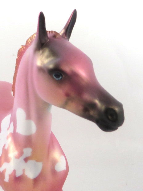 CUPID FLIGHT - OOAK PINK VALENTINE DECORATOR FOAL BY MISSY FOX 02/14/20