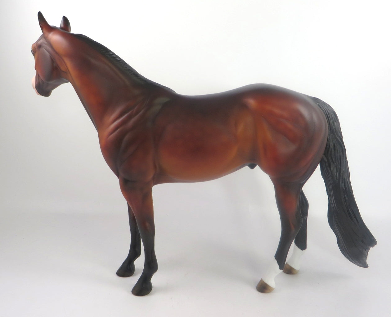 CUPID&#39;S COWBOY-OOAK DAPPLED BAY ISH MODEL HORSE SB20