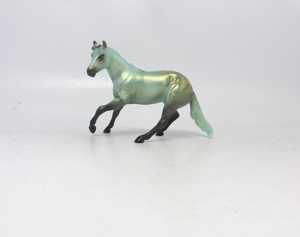 SAINT PATRICK  --- OOAK CUTTER AND CALF  CHIP ST. PATRICKS DAY DECORATOR BY MISSY FOX 2-25-19