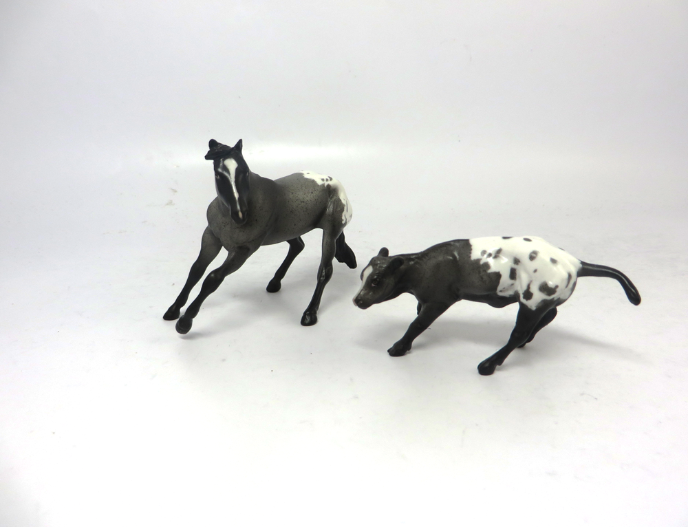 BREWERS- OOAK- GREY APPY CUTTER AND CALF CHIPS--MW19