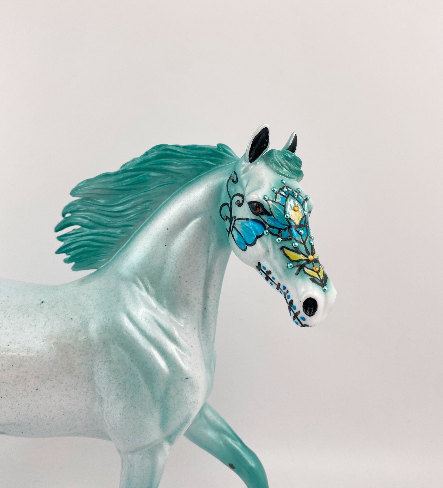 Dali-OOAK Sugar Skull Arabian Mare By Dawn Quick MM 2020