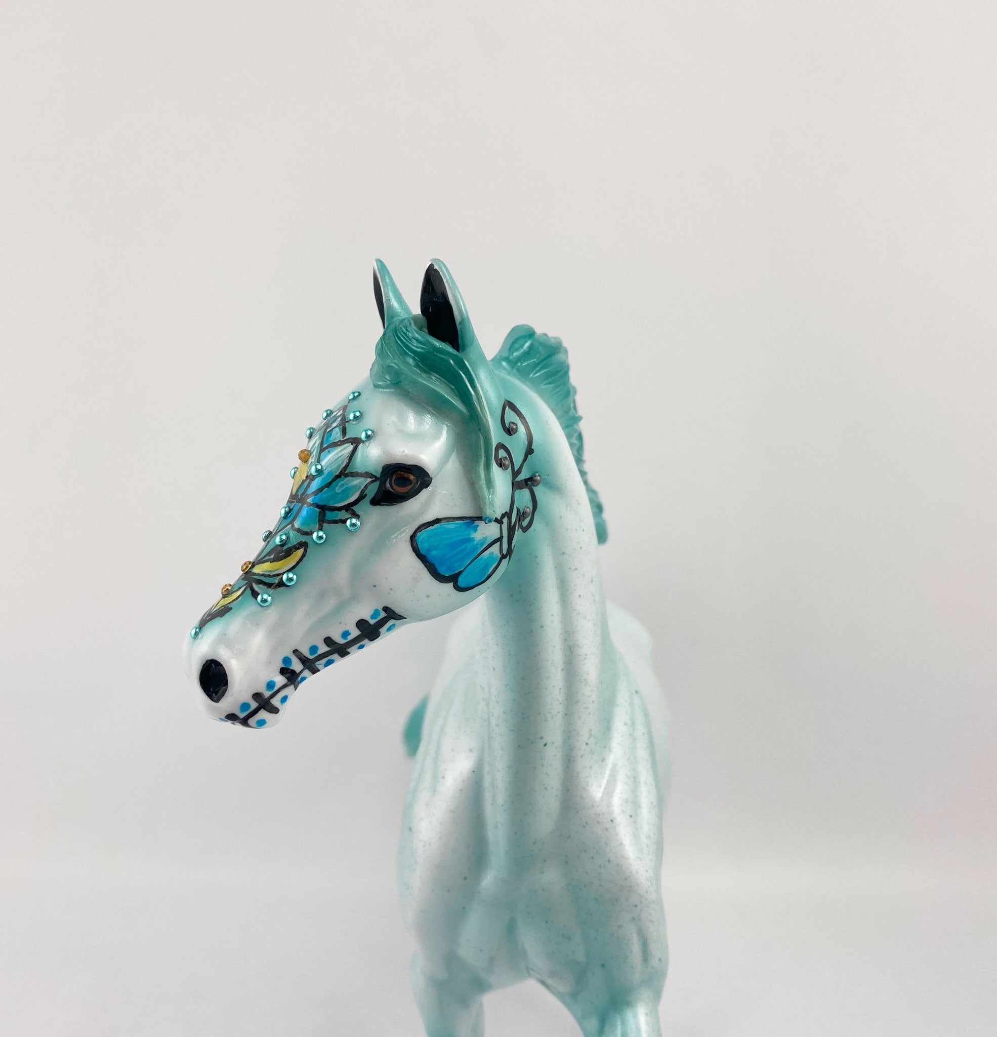 Dali-OOAK Sugar Skull Arabian Mare By Dawn Quick MM 2020